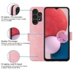 Hoesje geschikt voor Samsung Galaxy A13 4G - Boekhoesje - Roze - Portemonneehoesje