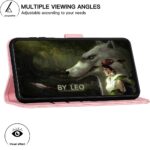 Hoesje geschikt voor Samsung Galaxy A13 4G - Boekhoesje - Roze - Portemonneehoesje