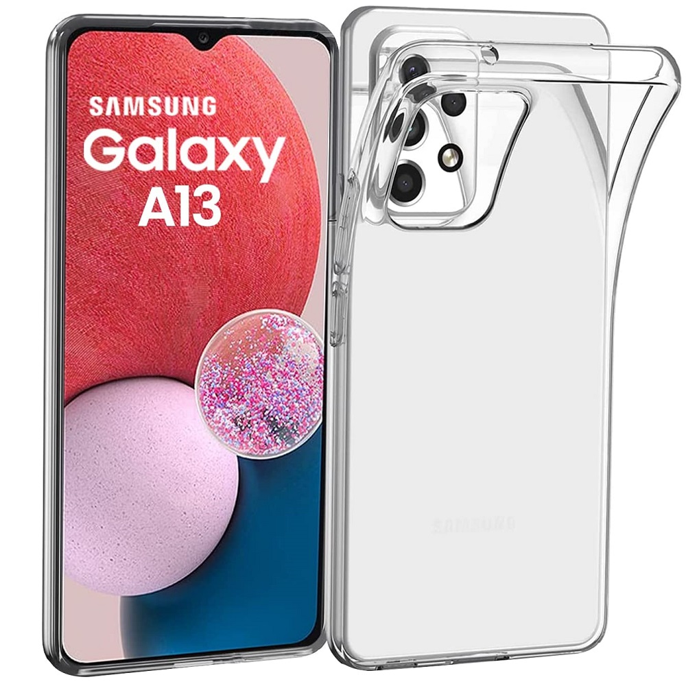 Hoesje geschikt voor Samsung Galaxy A13 4G - Siliconen hoes- TPU - Transparant