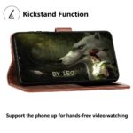 Hoesje geschikt voor Samsung Galaxy A13 5G - Boekhoesje - Bruin  - Portemonneehoesje