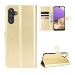 Hoesje geschikt voor Samsung Galaxy A13 5G - Boekhoesje - Goud - Portemonneehoesje