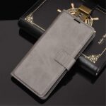 Hoesje geschikt voor Samsung Galaxy A13 5G - Boekhoesje - Grijs - Portemonneehoesje