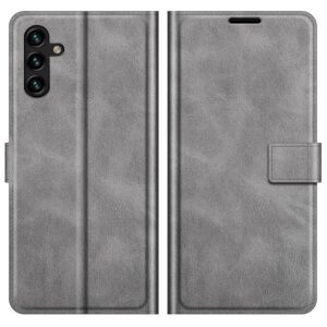 Hoesje geschikt voor Samsung Galaxy A13 5G - Boekhoesje - Grijs - Portemonneehoesje