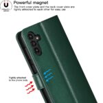 Hoesje geschikt voor Samsung Galaxy A13 5G - Boekhoesje - Groen - Portemonneehoesje