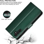 Hoesje geschikt voor Samsung Galaxy A13 5G - Boekhoesje - Groen - Portemonneehoesje