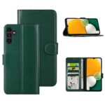 Hoesje geschikt voor Samsung Galaxy A13 5G - Boekhoesje - Groen - Portemonneehoesje