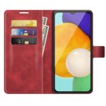 Hoesje geschikt voor Samsung Galaxy A13 5G - Boekhoesje - Rood - Portemonneehoesje