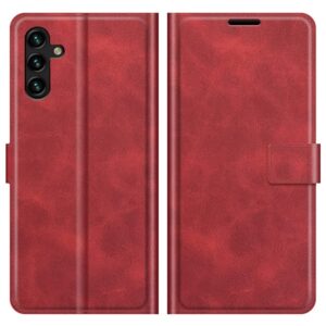 Hoesje geschikt voor Samsung Galaxy A13 5G - Boekhoesje - Rood - Portemonneehoesje