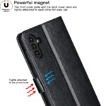 Hoesje geschikt voor Samsung Galaxy A13 5G - Boekhoesje - Zwart - Portemonneehoesje