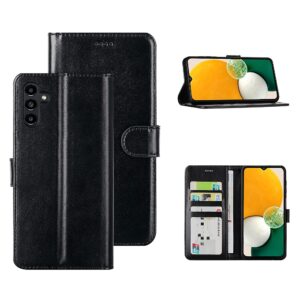 Hoesje geschikt voor Samsung Galaxy A13 5G - Boekhoesje - Zwart - Portemonneehoesje