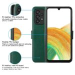 Hoesje geschikt voor Samsung Galaxy A33 5G - Boekhoesje - Groen - Portemonneehoesje