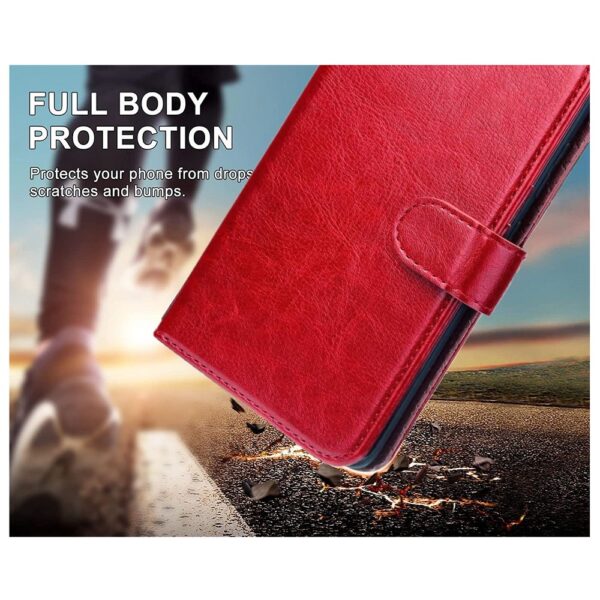 Hoesje geschikt voor Samsung Galaxy A33 5G - Boekhoesje - Rood - Portemonneehoesje