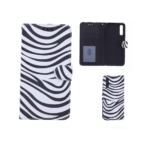 Hoesje geschikt voor Samsung Galaxy A50 Bookcase Zebra Print - Portemonnee hoesje