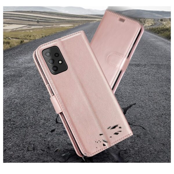 Hoesje geschikt voor Samsung Galaxy A53 5G - Boekhoesje - RoseGoud - Portemonneehoesje