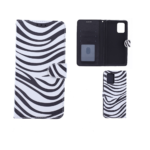 Hoesje geschikt voor Samsung Galaxy S20 Ultra Bookcase Zebra Print - Portemonnee hoesje