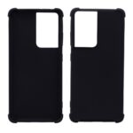 Hoesje geschikt voor Samsung Galaxy S21 Ultra - Anti Shock - Zwart