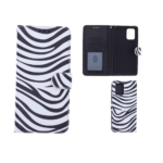 Hoesje geschikt voor Samsung Galaxy S21 Ultra Bookcase Zebra Print - Portemonnee hoesje