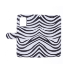 Hoesje geschikt voor Samsung Galaxy S21 Ultra Bookcase Zebra Print - Portemonnee hoesje