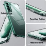 Hoesje geschikt voor Samsung Galaxy S22+ - AntiShock- TPU - Transparant