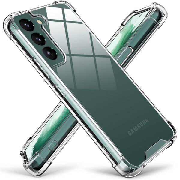 Hoesje geschikt voor Samsung Galaxy S22 - AntiShock- TPU - Transparant