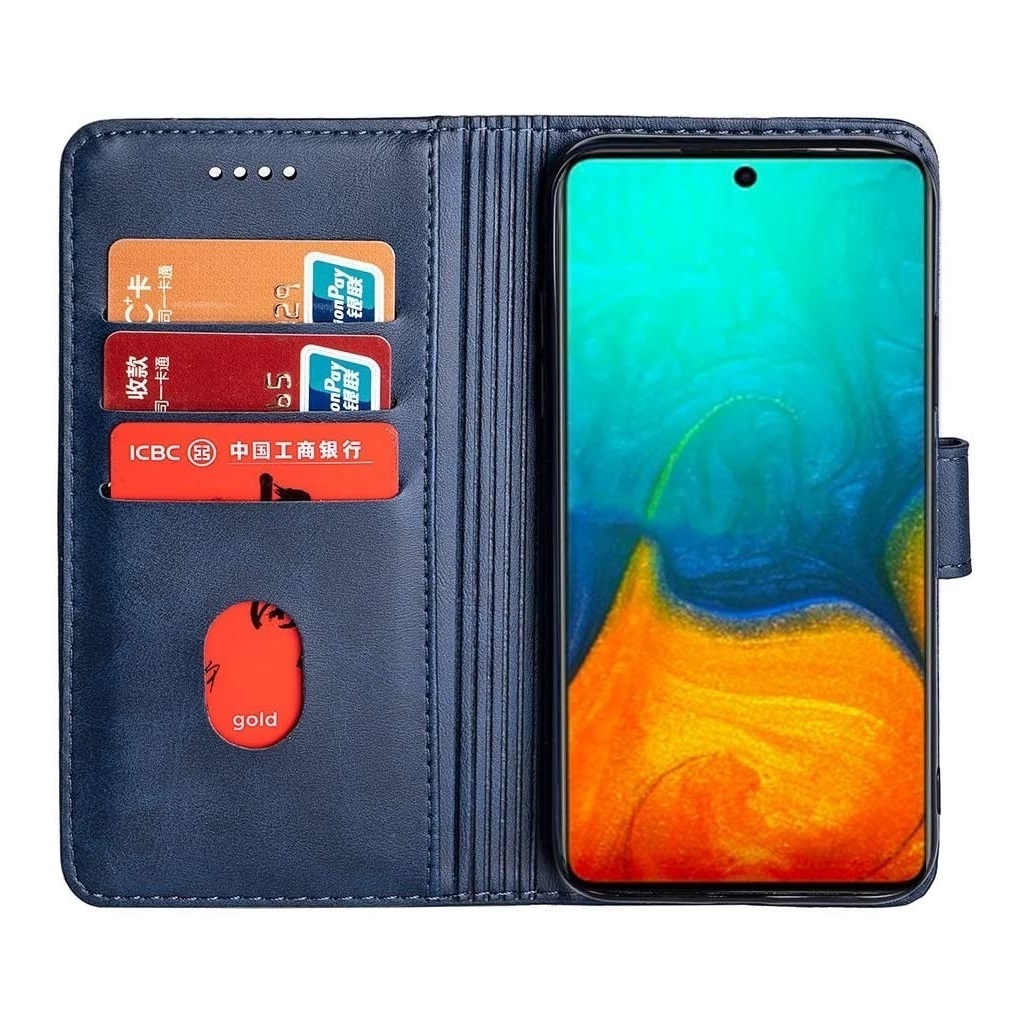 Hoesje geschikt voor Samsung Galaxy S22 - Boekhoesje - Blauw - Portemonneehoesje