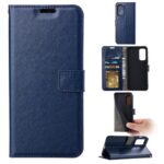 Hoesje geschikt voor Samsung Galaxy S22+ - Boekhoesje - Blauw - Portemonneehoesje