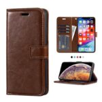 Hoesje geschikt voor Samsung Galaxy S22 - Boekhoesje - Bruin  - Portemonneehoesje