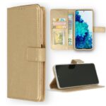 Hoesje geschikt voor Samsung Galaxy S22+ - Boekhoesje - Goud - Portemonneehoesje