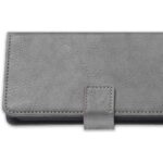 Hoesje geschikt voor Samsung Galaxy S22 - Boekhoesje - Grijs - Portemonneehoesje