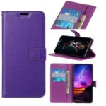 Hoesje geschikt voor Samsung Galaxy S22+ - Boekhoesje - Paars - Portemonneehoesje