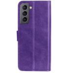 Hoesje geschikt voor Samsung Galaxy S22 - Boekhoesje - Paars - Portemonneehoesje