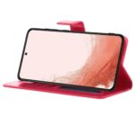 Hoesje geschikt voor Samsung Galaxy S22+ - Boekhoesje - Roze - Portemonneehoesje