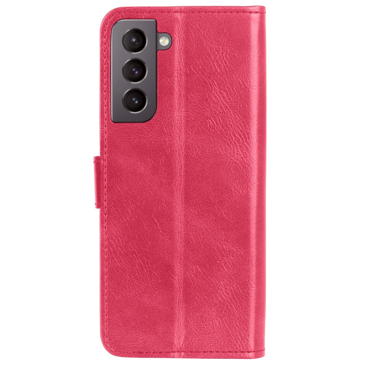 Hoesje geschikt voor Samsung Galaxy S22+ - Boekhoesje - Roze - Portemonneehoesje