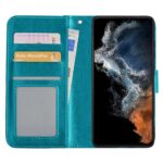 Hoesje geschikt voor Samsung Galaxy S22+ - Boekhoesje - Turquoise - Portemonneehoesje