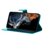 Hoesje geschikt voor Samsung Galaxy S22+ - Boekhoesje - Turquoise - Portemonneehoesje