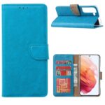 Hoesje geschikt voor Samsung Galaxy S22 - Boekhoesje - Turquoise - Portemonneehoesje