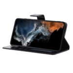 Hoesje geschikt voor Samsung Galaxy S22+ - Boekhoesje - Zwart - Portemonneehoesje