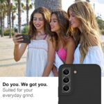 Hoesje geschikt voor Samsung Galaxy S22+ - Siliconen hoesje - TPU - Zwart