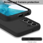 Hoesje geschikt voor Samsung Galaxy S22 - Siliconen hoesje - TPU - Zwart