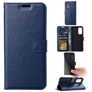 Hoesje geschikt voor Samsung Galaxy S22 Ultra - Boekhoesje - Blauw - Portemonneehoesje