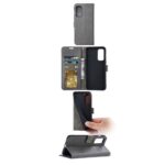 Hoesje geschikt voor Samsung Galaxy S22 Ultra - Boekhoesje - Grijs - Portemonneehoesje