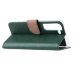 Hoesje geschikt voor Samsung Galaxy S22 Ultra - Boekhoesje - Groen - Portemonneehoesje