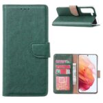 Hoesje geschikt voor Samsung Galaxy S22 Ultra - Boekhoesje - Groen - Portemonneehoesje