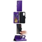 Hoesje geschikt voor Samsung Galaxy S22 Ultra - Boekhoesje - Paars - Portemonneehoesje