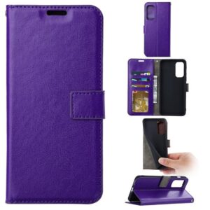 Hoesje geschikt voor Samsung Galaxy S22 Ultra - Boekhoesje - Paars - Portemonneehoesje