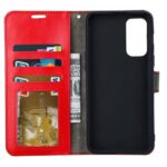 Hoesje geschikt voor Samsung Galaxy S22 Ultra - Boekhoesje - Rood - Portemonneehoesje