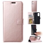 Hoesje geschikt voor Samsung Galaxy S22 Ultra - Boekhoesje - RoseGoud - Portemonneehoesje