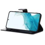 Hoesje geschikt voor Samsung Galaxy S22 Ultra - Boekhoesje - Zwart - Portemonneehoesje