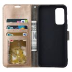 Hoesje geschikt voor Xiaomi Poco X4 Pro - Boekhoesje - Goud - Portemonneehoesje