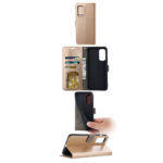 Hoesje geschikt voor Xiaomi Poco X4 Pro - Boekhoesje - Goud - Portemonneehoesje